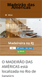 Mobile Screenshot of madeiraodasamericas.com.br